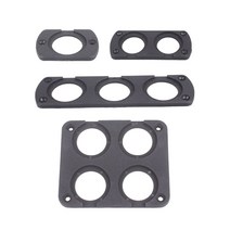 차박 DIY 소켓 매립형 볼트 메타 1구 2구 3구 4구 볼트메타 USB충전포트 30 소켓 mm 파이, 4-브라켓-4구