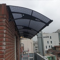 캐노픽스 1000x4000 창문 처마 차양 현관 비가림 자가설치가능 테라스 비가림막 채양, 투명, 블랙, 은백색(기본색상)