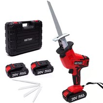 우스틴스 브러시리스 무선전동왕복 다용도톱 컷쏘 직소 LWF329, 1세트(배터리 2개)