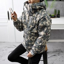 맨즈라이프 데일리 남자 카모 항공패딩점퍼(~115size)