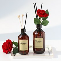 대형 디퓨저 사무실 거실 집들이 선물 300ml 500ml 실내 방향제, 장미향