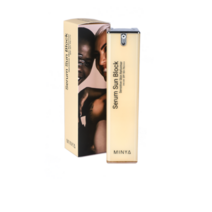 미냐 세럼 선 블록 센서티브 스킨 리포머 SPF50+ PA++++ - 민감성 클리어 선크림, 1개, 45ml