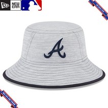 [미국정품] 891178 스냅백 캡모자 MLB [애틀랜타 브레이브스] 뉴에라 Game Bucket Hat - Gray