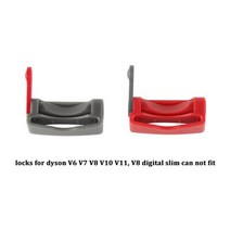 트리거 잠금 전원 버튼 액세서리 다이슨 V8 V10 V6 V7 V11 V15 용 휴대용 진공 청소기 스위치 잠금 손 무료, gray and red