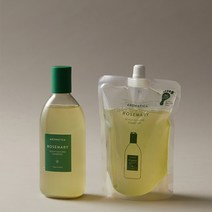 아로마티카 샴푸컨디셔너 400ml & 리필 500ml 2종 세트 (5종 택1) (로즈마리티트리퀴노아사이프러스), 티트리 샴푸 400ml+ 리필 500ml