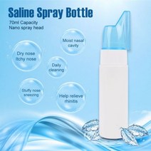 300ml500ml 비 Irrigator 70ml 프레이 코 클리너 비염 Neti 냄비 부비동염 Irrigador 세척, 70ml 세척 병, 씨엔