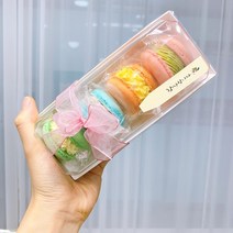 쫀득한 수제 마카롱 예쁜 선물용 마카롱 결혼식 돌 조문 승진 영전 시보해제 답례품 기업행사 케이터링 종교단체 서울 경기 배달, 4구