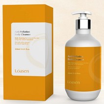 인큐텐 로아센 안티폴루션 바디 클렌저450ml+화장품가방