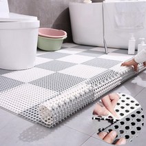메이스 욕실 미끄럼방지매트 20P 화장실 베란다 조립식 바닥매트, 20개, PVC_화이트