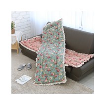 이솔홈 라인로즈 두겹 레이스 소파패드 쇼파패드 4인용