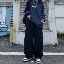 S-3XL 여성 캐주얼 바지 사파리 스타일 졸라 매는 끈 높은 허리 바지 느슨한 일본 스트리트 빈티지 솔리드 컬러 힙합 스트리트