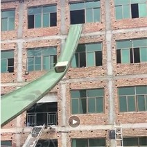 화물 상하차 이동 슬라이드 천 2층 공장 3층 물류하역 천막, 2x20m(슬라이드)