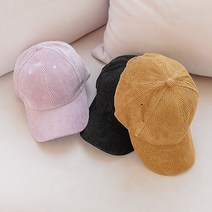 BUyuS패션캡 무지 골덴 코르덴골지캡 모자 볼캡 코로듀이굿딜 브이숍