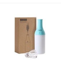 원룸제습기 제습기공기청청기USB 초음파 가습기 아로마 디퓨저 LED 야간 조명 크리에이티브 병 디자인 홈, 02 green