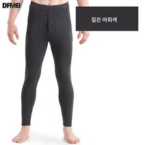 DFMEI 보온바지 남 기모 도톰 방한 슬림 남성 발열 바지 레깅스