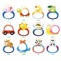 아이디텍 2501 평면형명찰 5개묶음 유아이름표목걸이, 펭귄