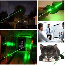 캠핑용 미니 가정용 휴대용 야외 스마트폰 빔프로젝터 USB 충전식 그린 라이트 포인터 고전력 프리젠 테이션 프로젝터 펜 캠핑 사이클링에 적합한 손전등, 본상품