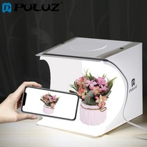 촬영박스 Puluz 미니 사진 스튜디오 20cm 접이식 라이트 사진 텐트 흰색 휴대용 조명 스튜디오 상자 6 색 배경 사진 상자, 없음