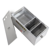 유수분리기 오일 물 분리기 트랩 주방 식당 업소용, 싱크대 350x250x230mm