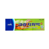 크린랲 알뜰 지퍼백 중형, 50매입, 6개, 중(M)