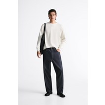 독일 자라 ZARA 텍스처드 오토만 스웨트셔츠 - Ecru 100452