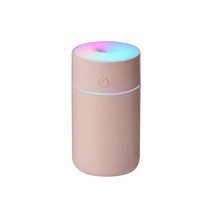 공기청정기 탁상용 원룸 펫케어 사무실 휴대용 환기청정기 USB 충전식 휴대용 초음파 가습기 휴미디파이어, 03 분홍색