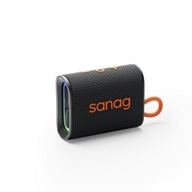 블루투스 스피커 앰프 Sanag 휴대용 블루투스 방수 미니 스피커 야외 앱 제어 무선 서브우퍼 핸즈프리 통화, 01 Black