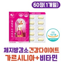 가르시니아 비타민 미네랄 멀티 기능 다이어트 영양제 체지방 감소 탄수화물 대사 에너지 생성 비타민비군 40대 50대 60대 남자 여성 내장지방 피하지방 복부 뱃살 체지방컷팅제