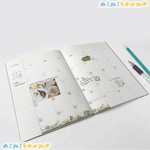 [airistore] 일일 계획표 업무일지 스케줄 관리 A5 만년 스케줄러, 쿠팡 대박상점 본상품선택