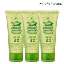 [네이처리퍼블릭] 1+1+1 수딩 앤 모이스처 알로에베라 수딩젤 (튜브), 튜브 3EA 10010023NJ1062