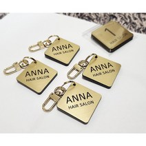 락커키링 번호 사물함 캐비넷 열쇠고리 미용실 헬스 필라테스 아크릴키링제작, 마름모 실버색 4.8cm(양면각인), 실버