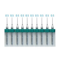마그네틱드릴 마그드릴 10 개/대 0.3-1.2mm 0.1-1.0mm PCB 인쇄 회로 기판 카바이드 미니 드릴 비트 텅스텐 스틸 CNC 마이크로 기계, [03] 0.5mm Random Color