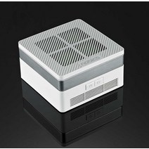 원룸공기청정기 자동차 용 12V 파워 광촉매 이오나이저 공기 청정기 공기 청정기 필터, 01 Silver_03 EU