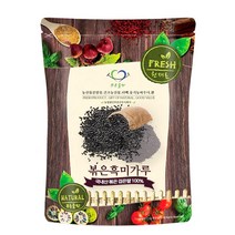 푸른들판 국내산 볶은 흑미 분말 가루 잡곡 곡물 파우더, 500g, 1개