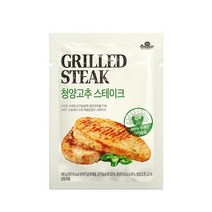 [꼬꼬빌] 닭가슴살 스테이크 청양고추 100g x 1팩, [꼬꼬빌] 스테이크 청양고추 100g, 상세설명 참조