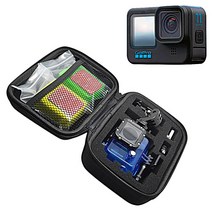 GOPRO 가방 고프로11 마운트 모노포드 블랙 소형 스탠드 액션캠 영상 촬영 카메라 케이스 파우치 포터블 하드 호환 히어로, A011 go11