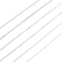 제나루체 써지컬스틸목걸이 체인목걸이 기본체인 모줄체인 커브체인 패션목걸이 목걸이