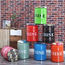 술집 깡통 의자 스툴 보조 낮은 매장 바 양동이, D.블랙 높이 45 너비 30cm