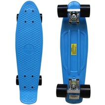 Rimable 컴플리트 55.9cm(22인치) 스케이트보드 리플라워, BlueBlack, BlueBlack