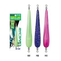 [낚시장터]-[해동조구사] HA-1765 오모리그 싱커 한치 오모리봉돌, 형광, 120g