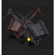 강아지 개입마개 짖음방지기 외출산책 매너 강아지입마개 강아지산책입마개, 1개, 블랙-L사이즈