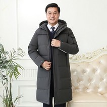 남자 오리털 롱패딩 후드 40대 50대 중년 남성 구스 다운 재킷 14