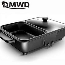 멀티쿠커 다기능 전기 조리기 냄비 바베큐 그릴 철판 계란 오믈렛 프라이팬 스토브 크레이프 오븐, [05] Key Button BL, [03] UK