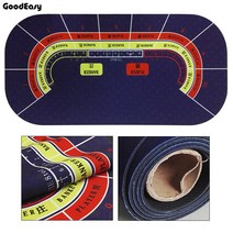 20*60cm 바카라 스웨이드 고무 텍사스 홀덤 카지노 포커 식탁보 방수 테이블 게임 매트, 한개옵션0