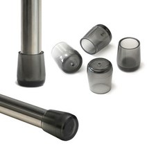 국산 의자발커버 의자고정 논슬립 블랙투명 8개입, 쿠팡 XL (2.4-2.5cm)