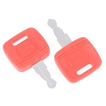 존 디어 트랙터 점화 키 2 개 자동 자동차 OEM RE183935 RE43492 RE71557 액세서리 인기, [01] 빨간