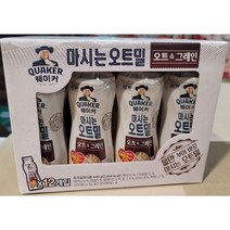 롯데제과 퀘이커 마시는오트밀 오트&그레인, 50g, 36개