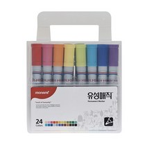 [KT알파쇼핑]유성매직24색세트(둥근닙 모나미)