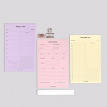 데일리 세컨드맨션 A5 플랜 위클리 타임 패드 메모, 03위클리 플랜