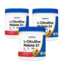 뉴트리코스트 엘 시트룰린 말레이트 파우더, 300g x 3개, 300g, 3개